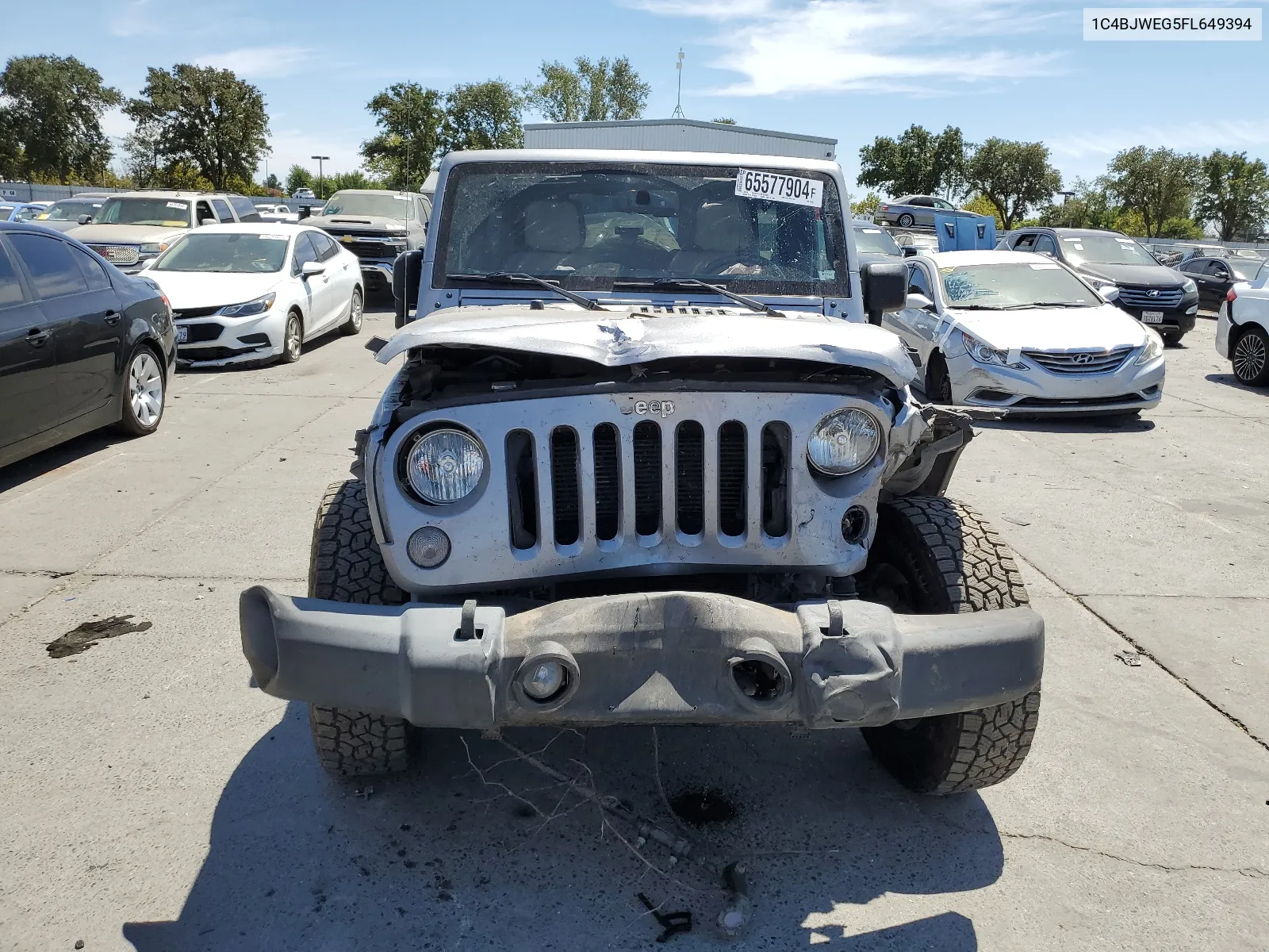 1C4BJWEG5FL649394 2015 Jeep Wrangler Unlimited Sahara