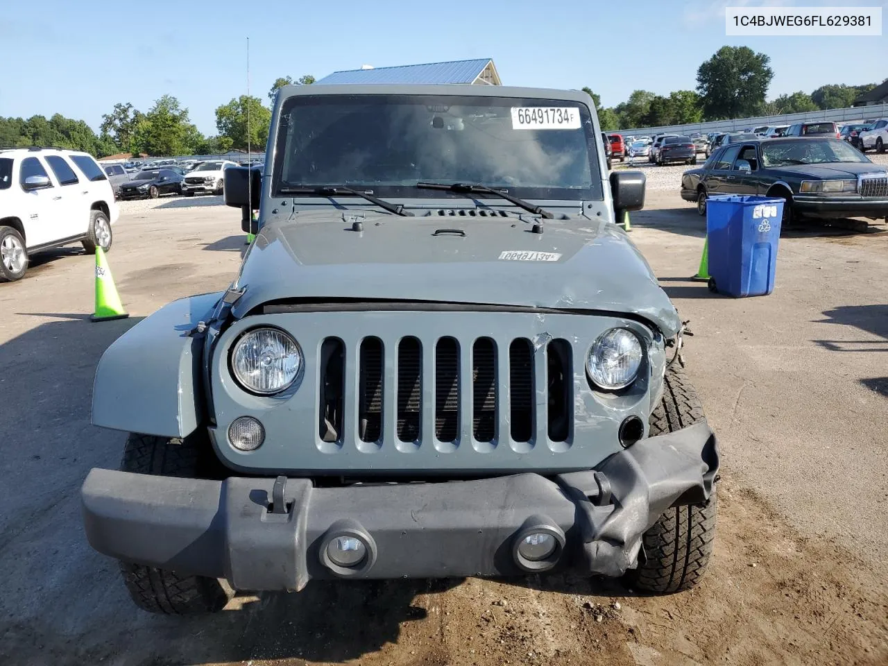 2015 Jeep Wrangler Unlimited Sahara VIN: 1C4BJWEG6FL629381 Lot: 66491734