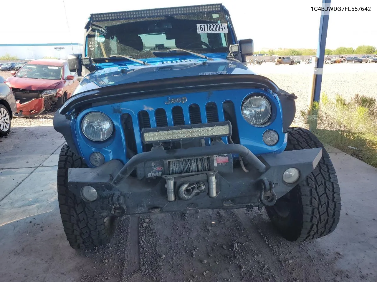 2015 Jeep Wrangler Unlimited Sport VIN: 1C4BJWDG7FL557642 Lot: 67782004