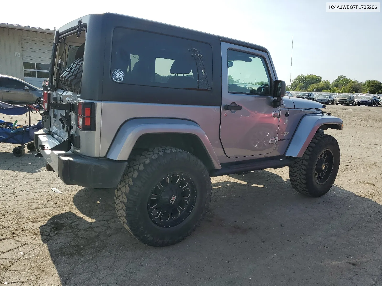 2015 Jeep Wrangler Sahara VIN: 1C4AJWBG7FL705206 Lot: 67901934