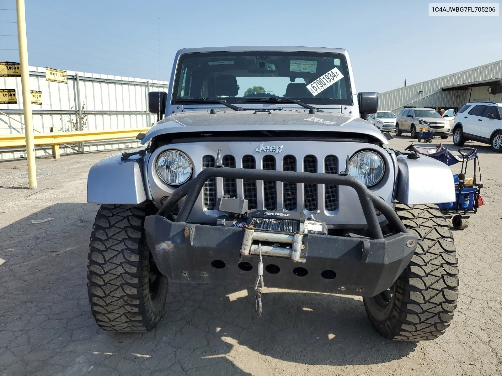 1C4AJWBG7FL705206 2015 Jeep Wrangler Sahara