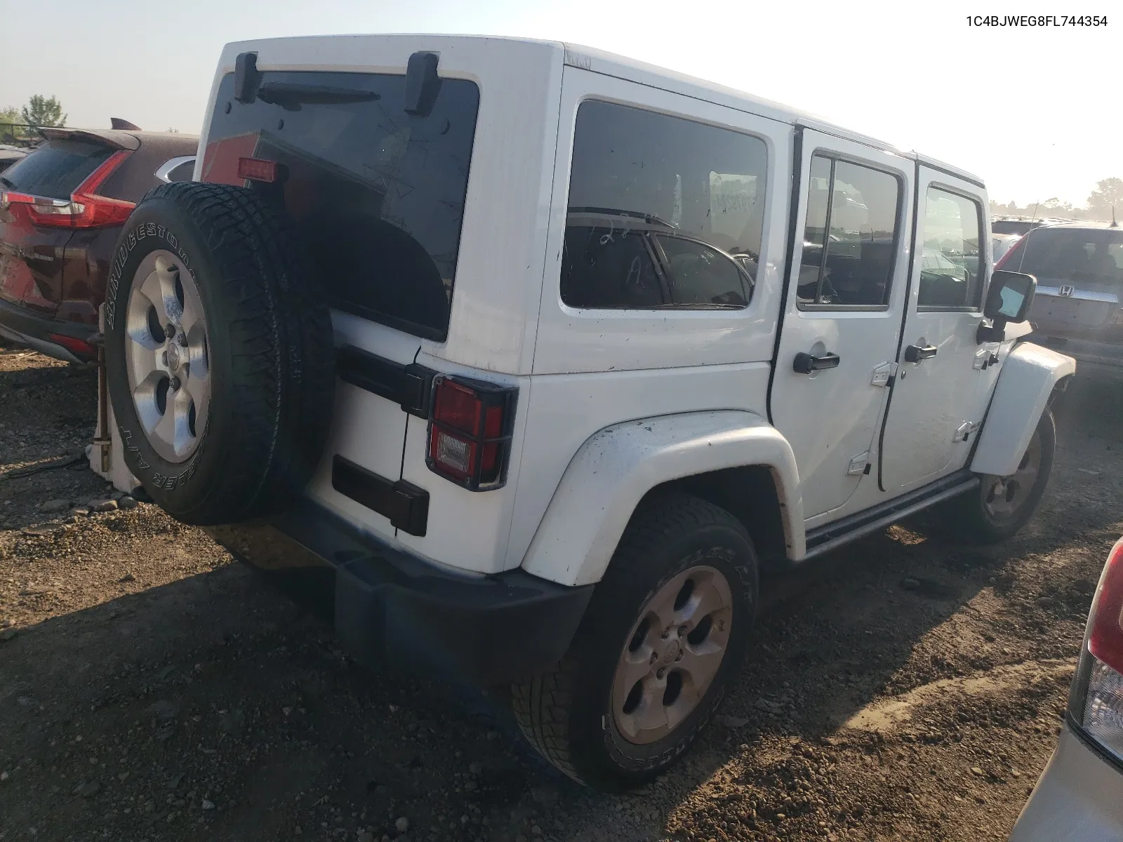 2015 Jeep Wrangler Unlimited Sahara VIN: 1C4BJWEG8FL744354 Lot: 67979284