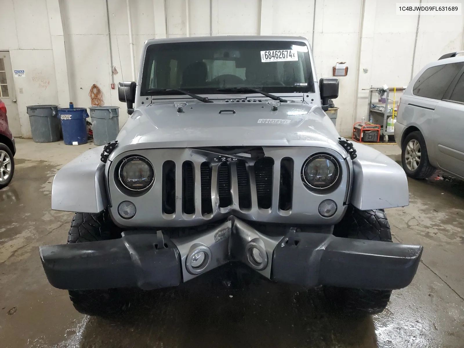 2015 Jeep Wrangler Unlimited Sport VIN: 1C4BJWDG9FL631689 Lot: 68462674