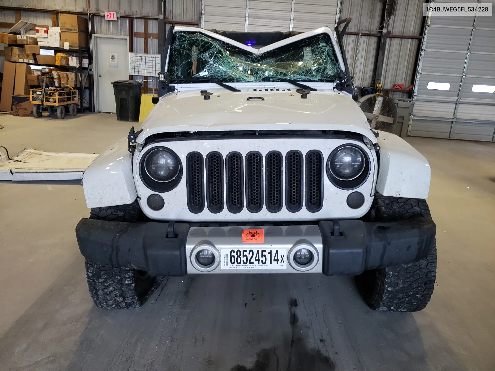 1C4BJWEG5FL534228 2015 Jeep Wrangler Unlimited Sahara