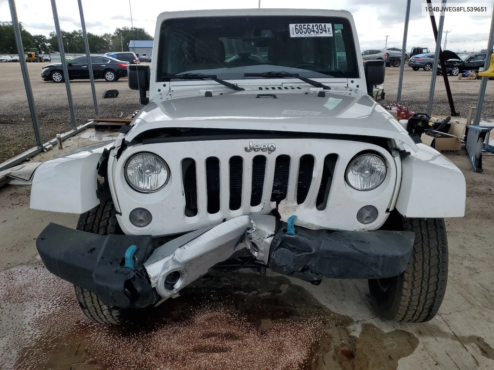 2015 Jeep Wrangler Unlimited Sahara VIN: 1C4BJWEG8FL539651 Lot: 68564394