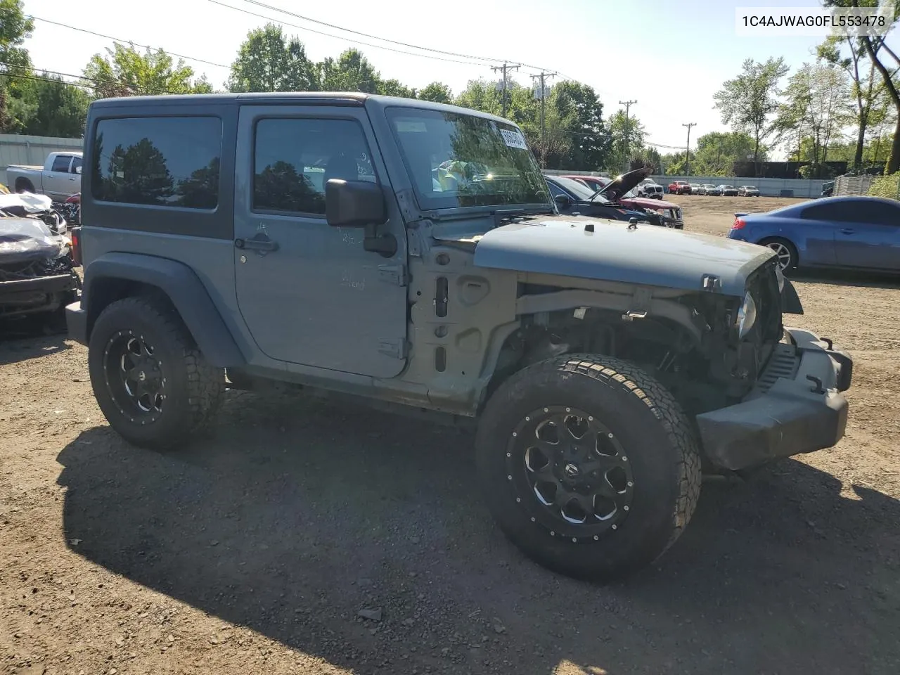 2015 Jeep Wrangler Sport VIN: 1C4AJWAG0FL553478 Lot: 68604804