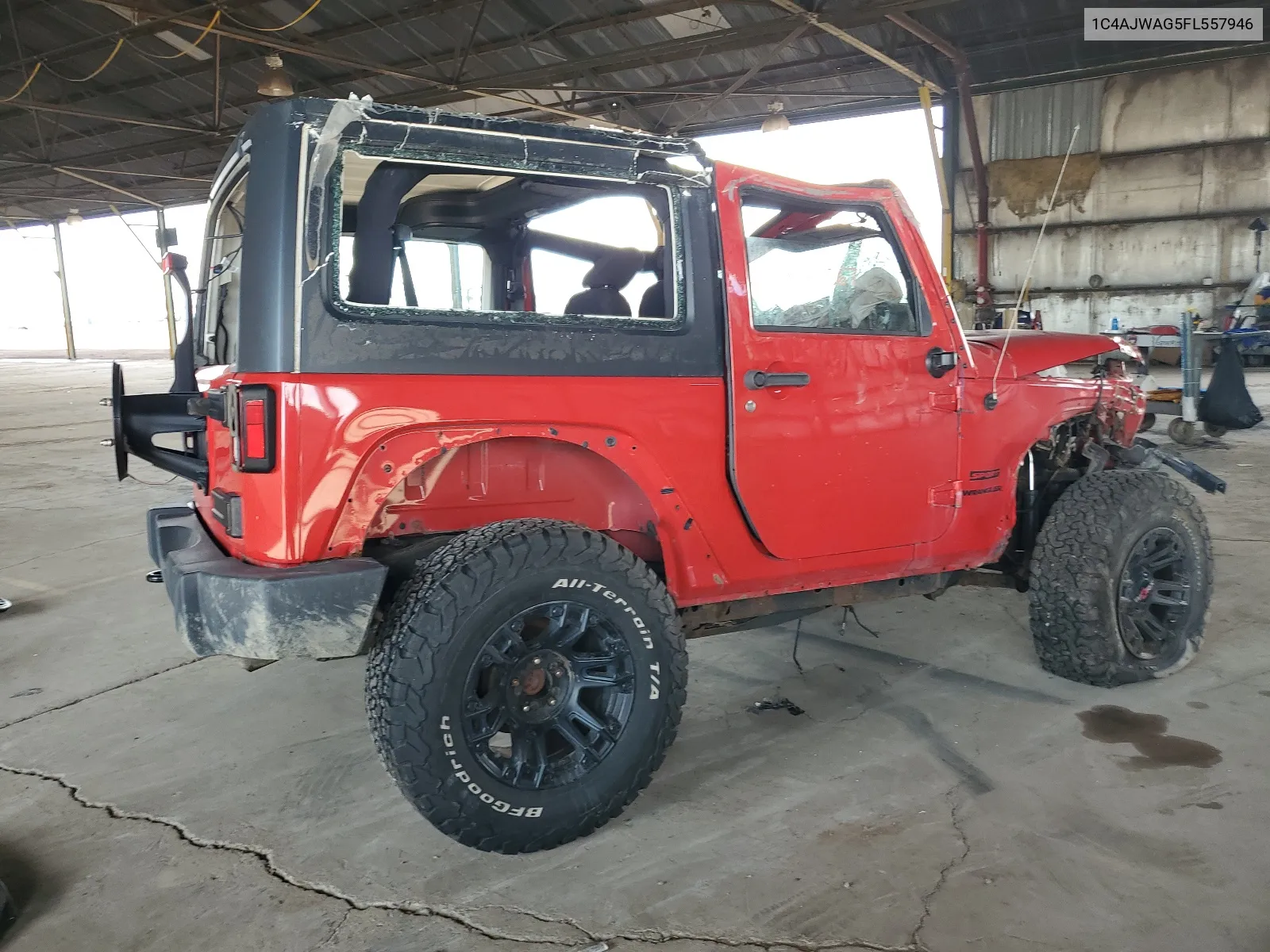 1C4AJWAG5FL557946 2015 Jeep Wrangler Sport