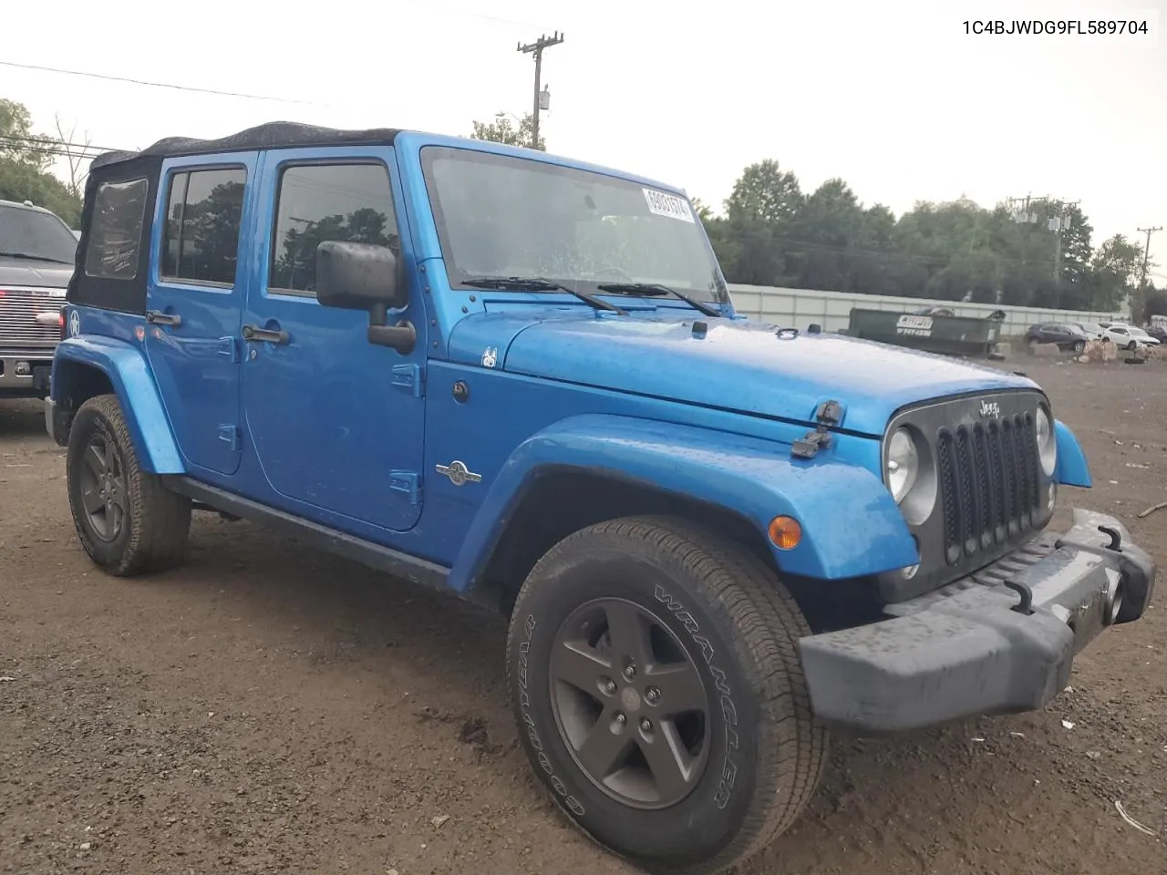 2015 Jeep Wrangler Unlimited Sport VIN: 1C4BJWDG9FL589704 Lot: 69031574