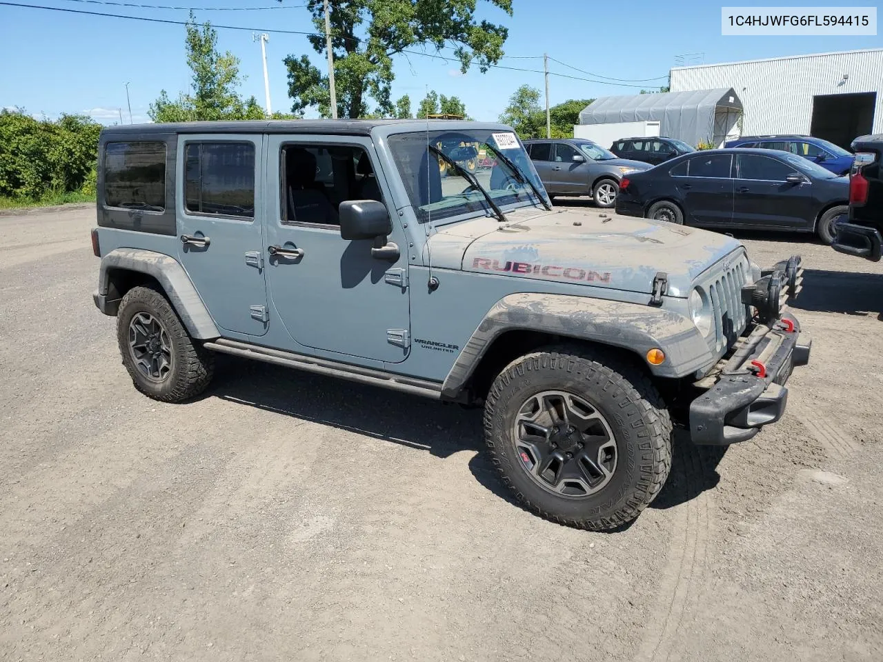 2015 Jeep Wrangler Unlimited Rubicon VIN: 1C4HJWFG6FL594415 Lot: 69372344