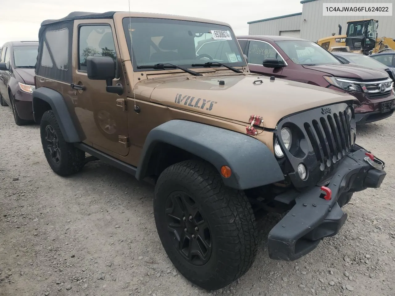 2015 Jeep Wrangler Sport VIN: 1C4AJWAG6FL624022 Lot: 69386874