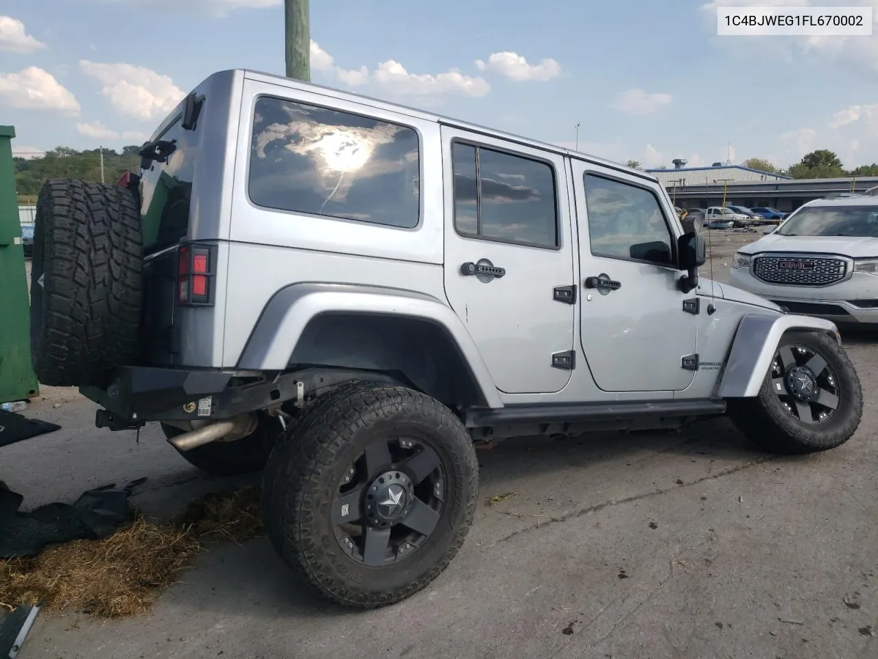 2015 Jeep Wrangler Unlimited Sahara VIN: 1C4BJWEG1FL670002 Lot: 69396104