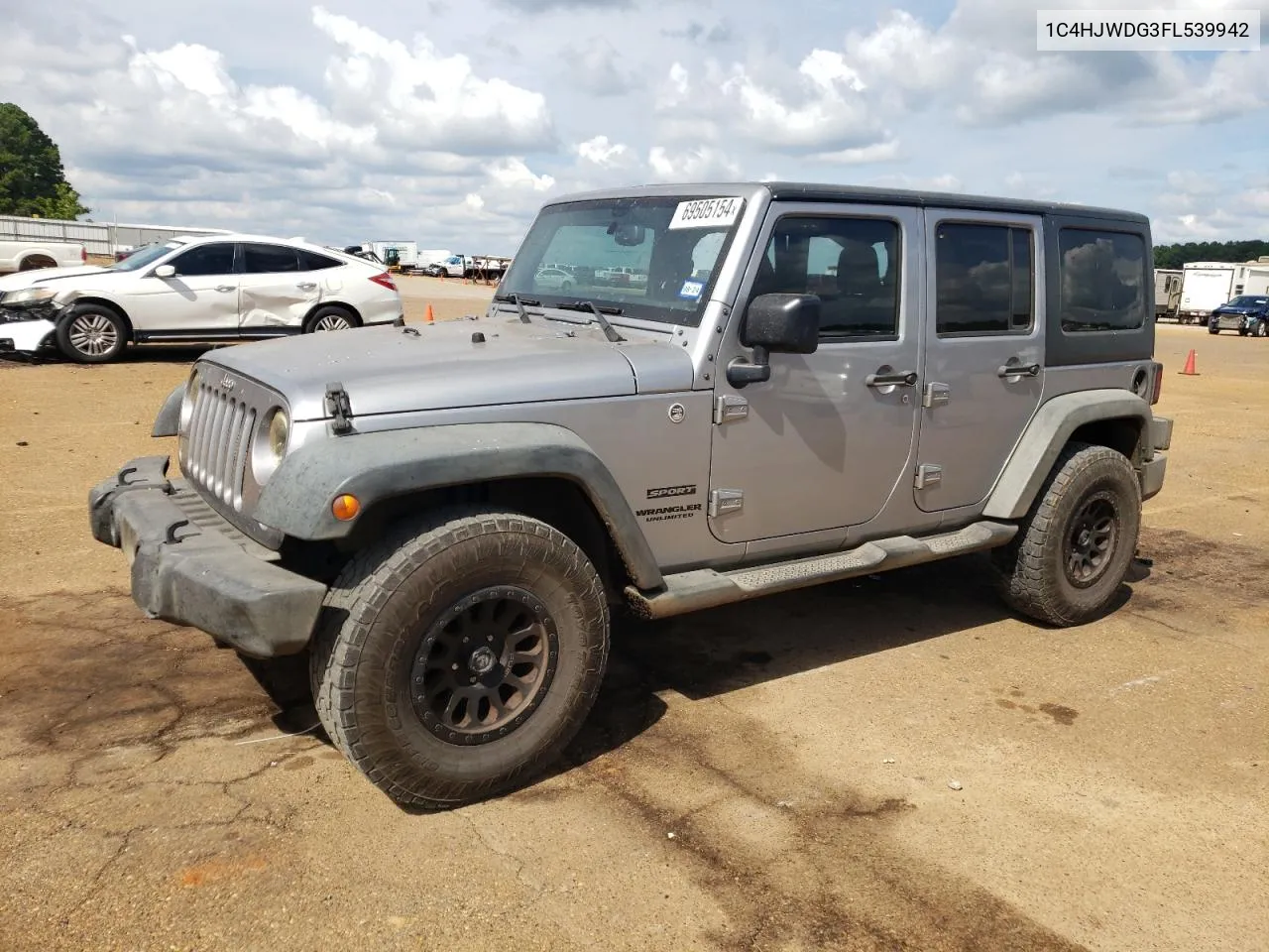 2015 Jeep Wrangler Unlimited Sport VIN: 1C4HJWDG3FL539942 Lot: 69505154