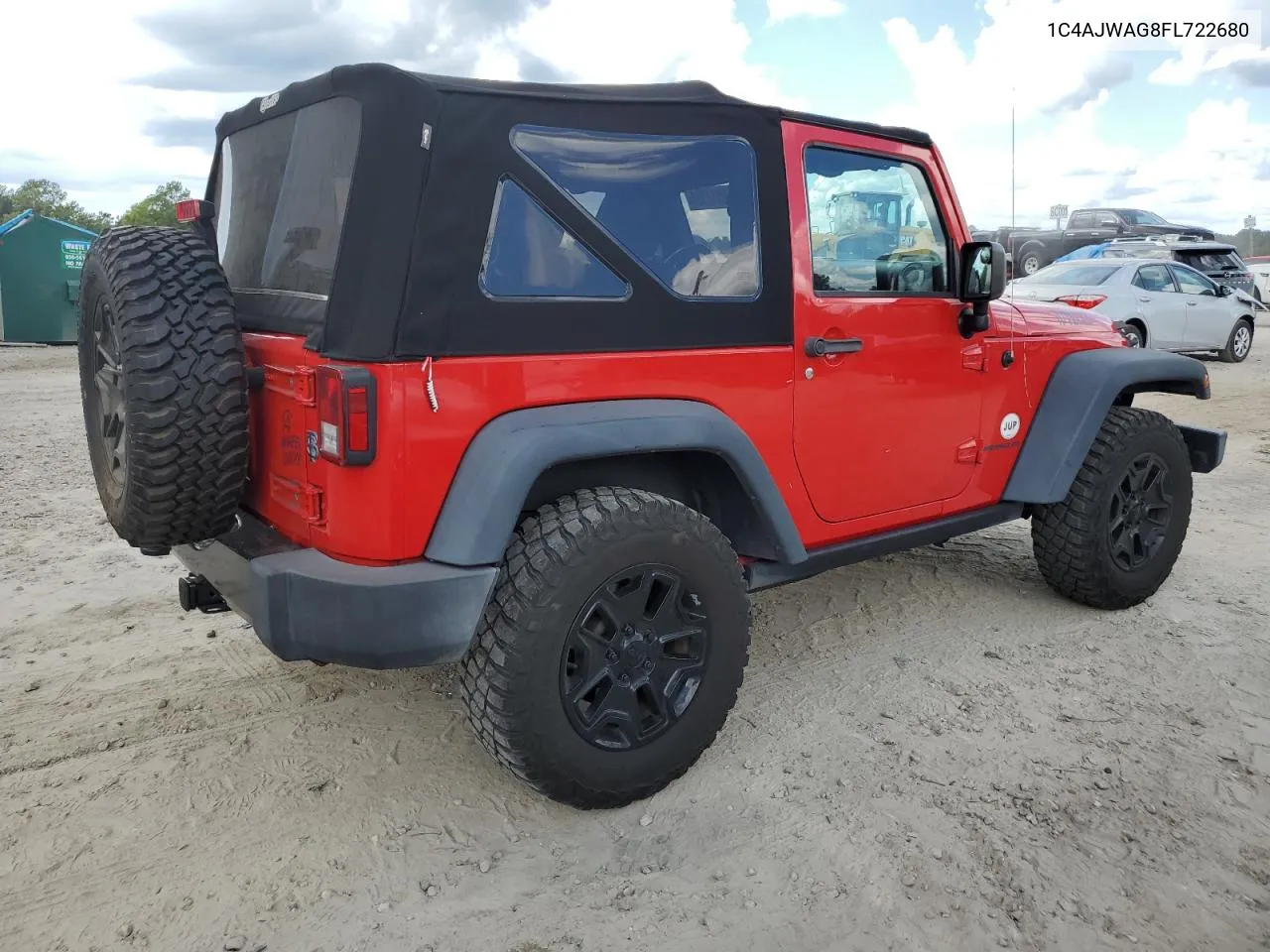 2015 Jeep Wrangler Sport VIN: 1C4AJWAG8FL722680 Lot: 69512394