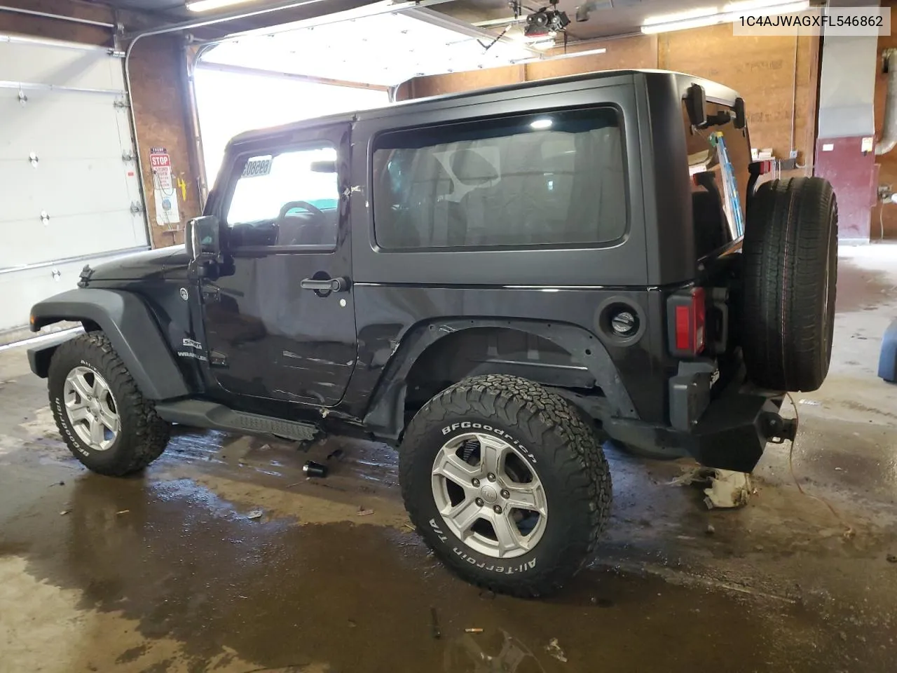 1C4AJWAGXFL546862 2015 Jeep Wrangler Sport