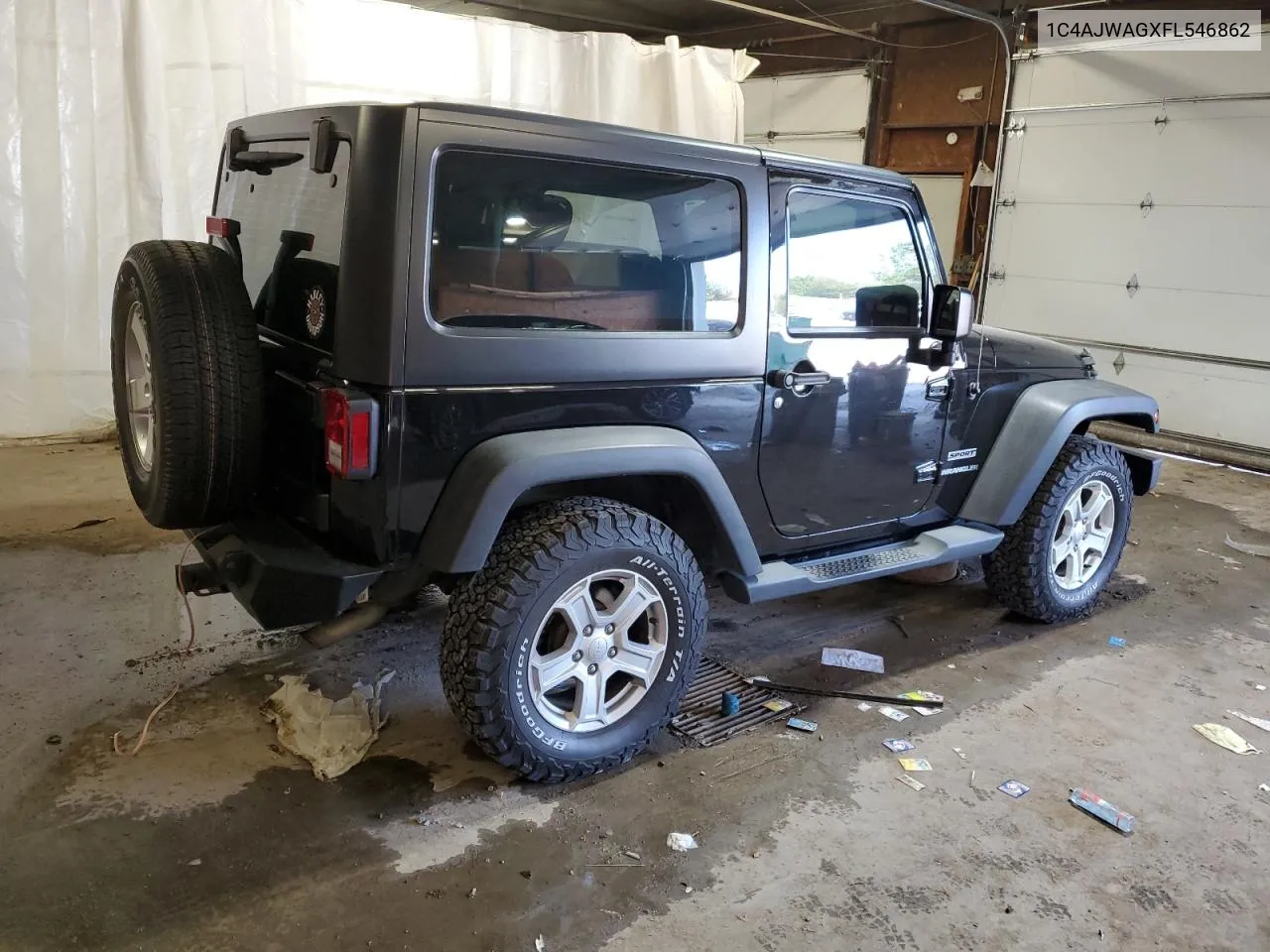 1C4AJWAGXFL546862 2015 Jeep Wrangler Sport