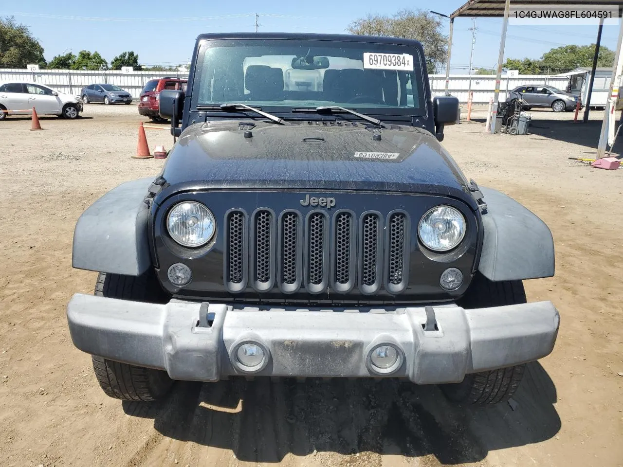 1C4GJWAG8FL604591 2015 Jeep Wrangler Sport