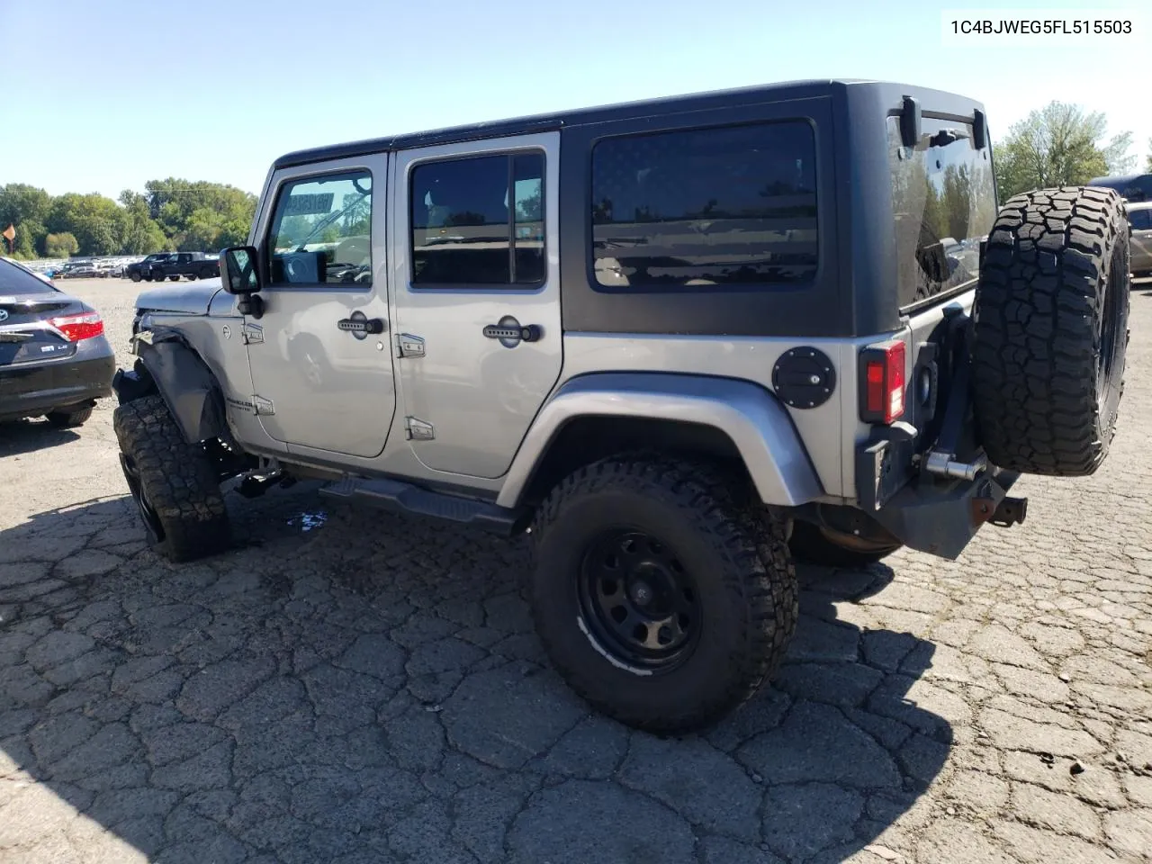 2015 Jeep Wrangler Unlimited Sahara VIN: 1C4BJWEG5FL515503 Lot: 69725244