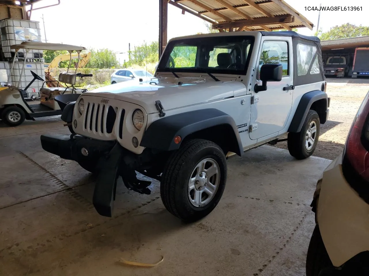 2015 Jeep Wrangler Sport VIN: 1C4AJWAG8FL613961 Lot: 70075114