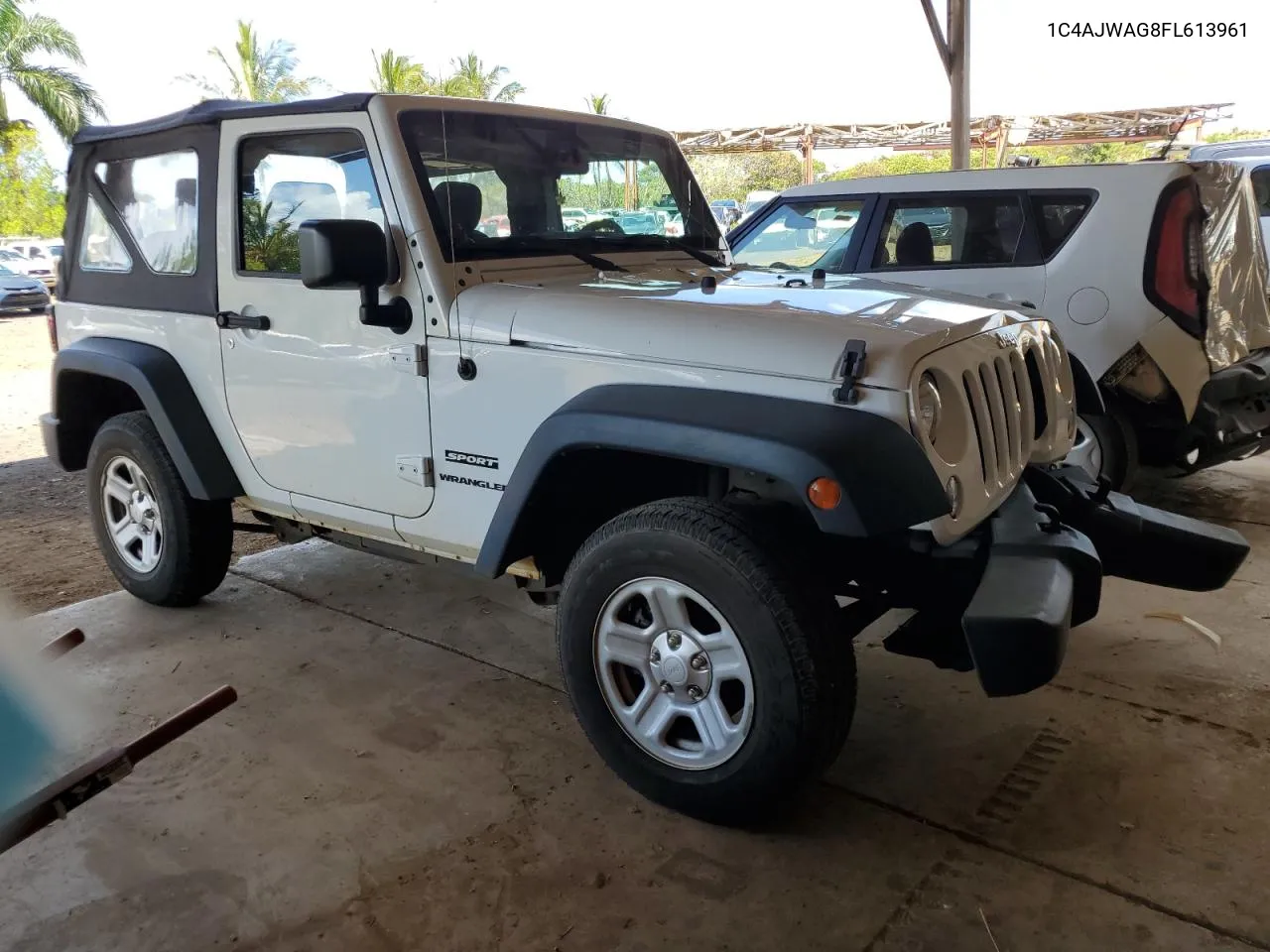 2015 Jeep Wrangler Sport VIN: 1C4AJWAG8FL613961 Lot: 70075114