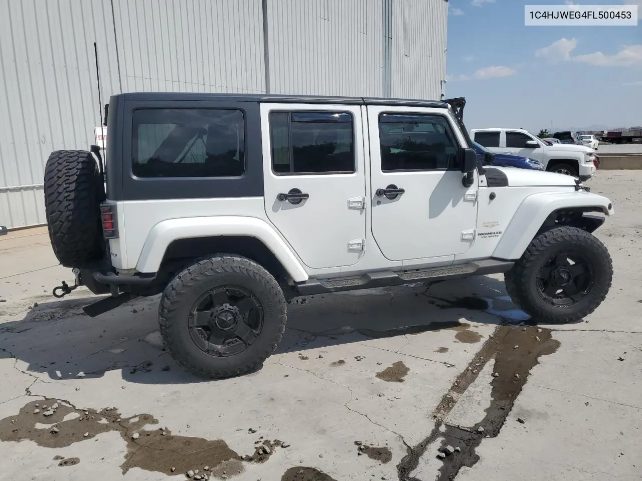 2015 Jeep Wrangler Unlimited Sahara VIN: 1C4HJWEG4FL500453 Lot: 70081984