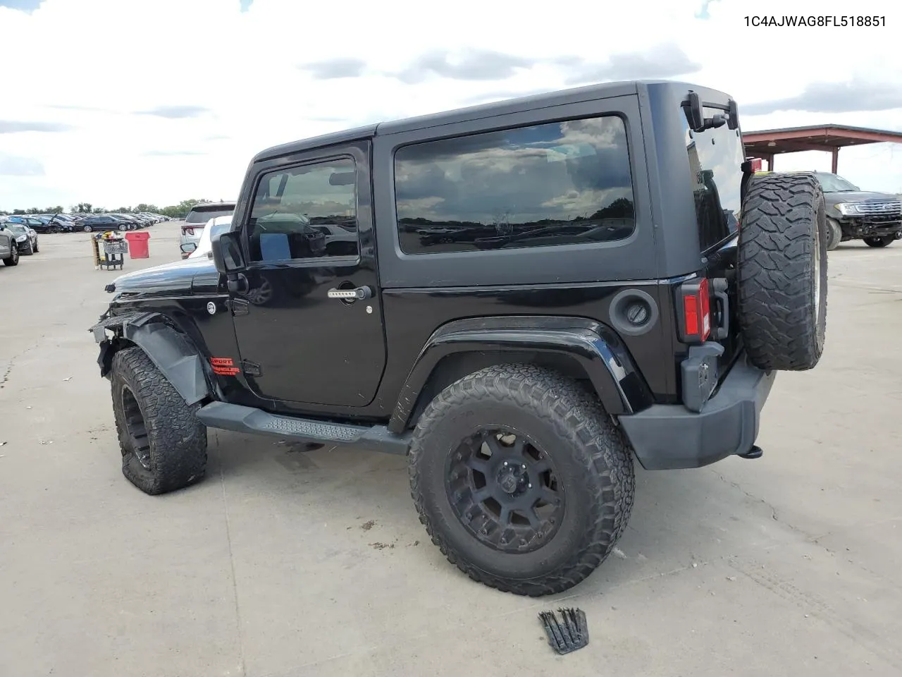 2015 Jeep Wrangler Sport VIN: 1C4AJWAG8FL518851 Lot: 70188054