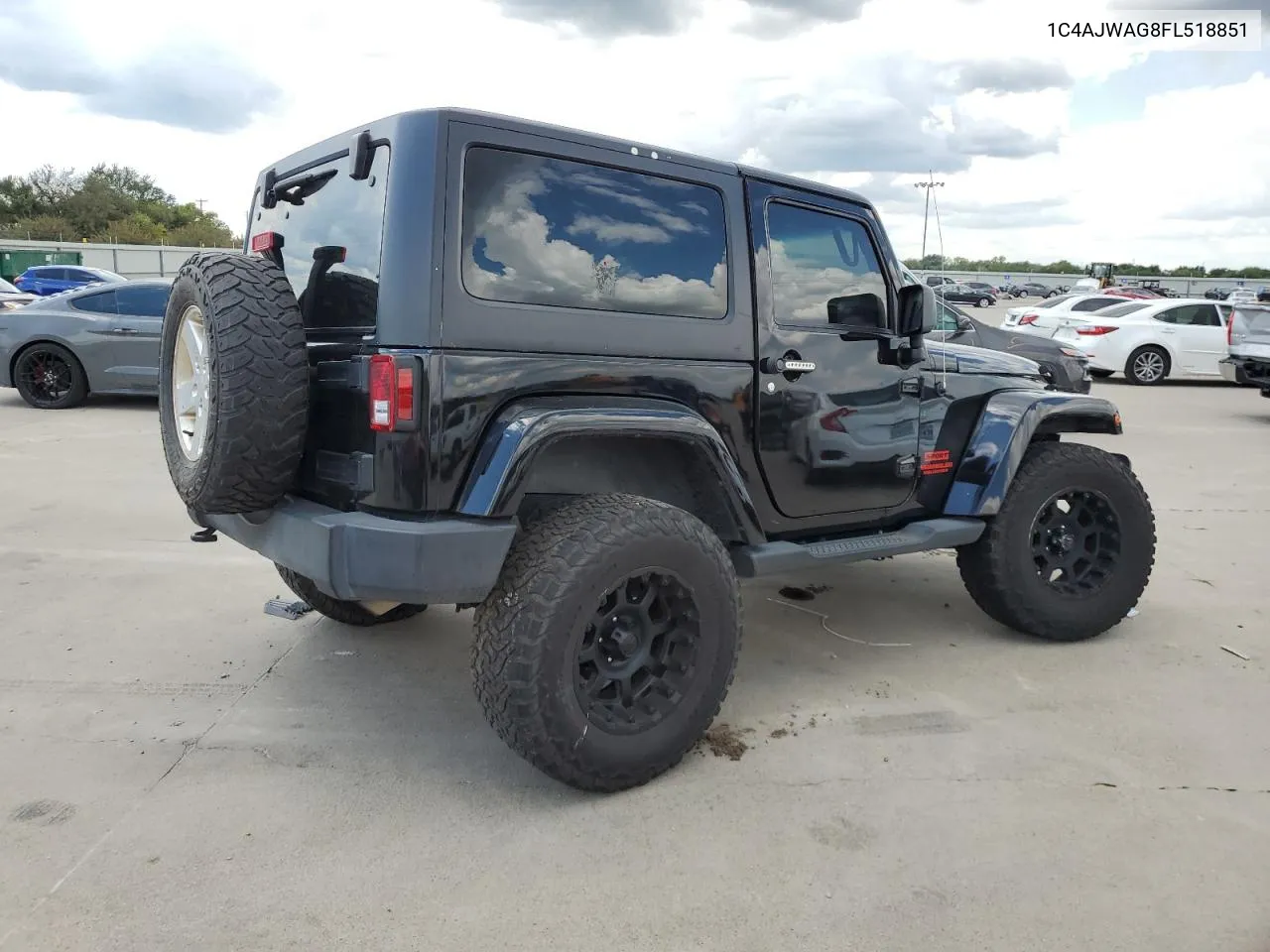 2015 Jeep Wrangler Sport VIN: 1C4AJWAG8FL518851 Lot: 70188054