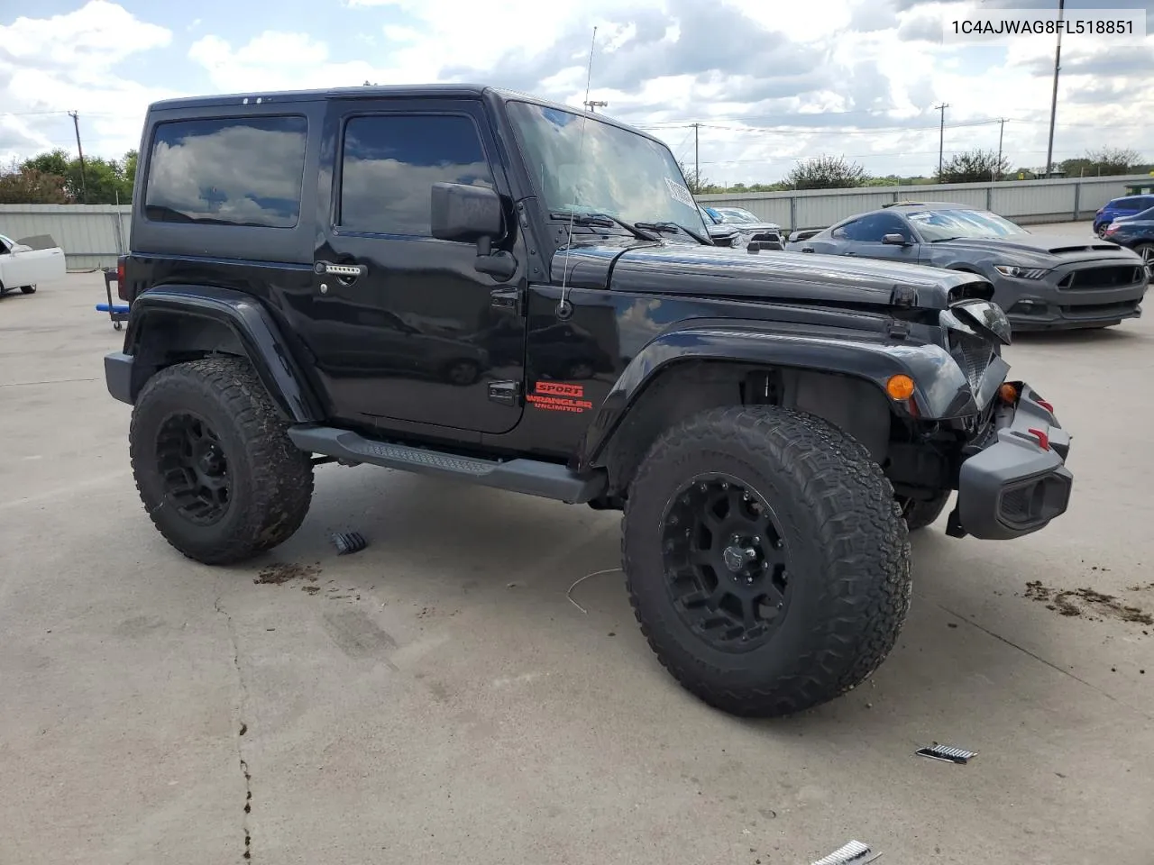 1C4AJWAG8FL518851 2015 Jeep Wrangler Sport