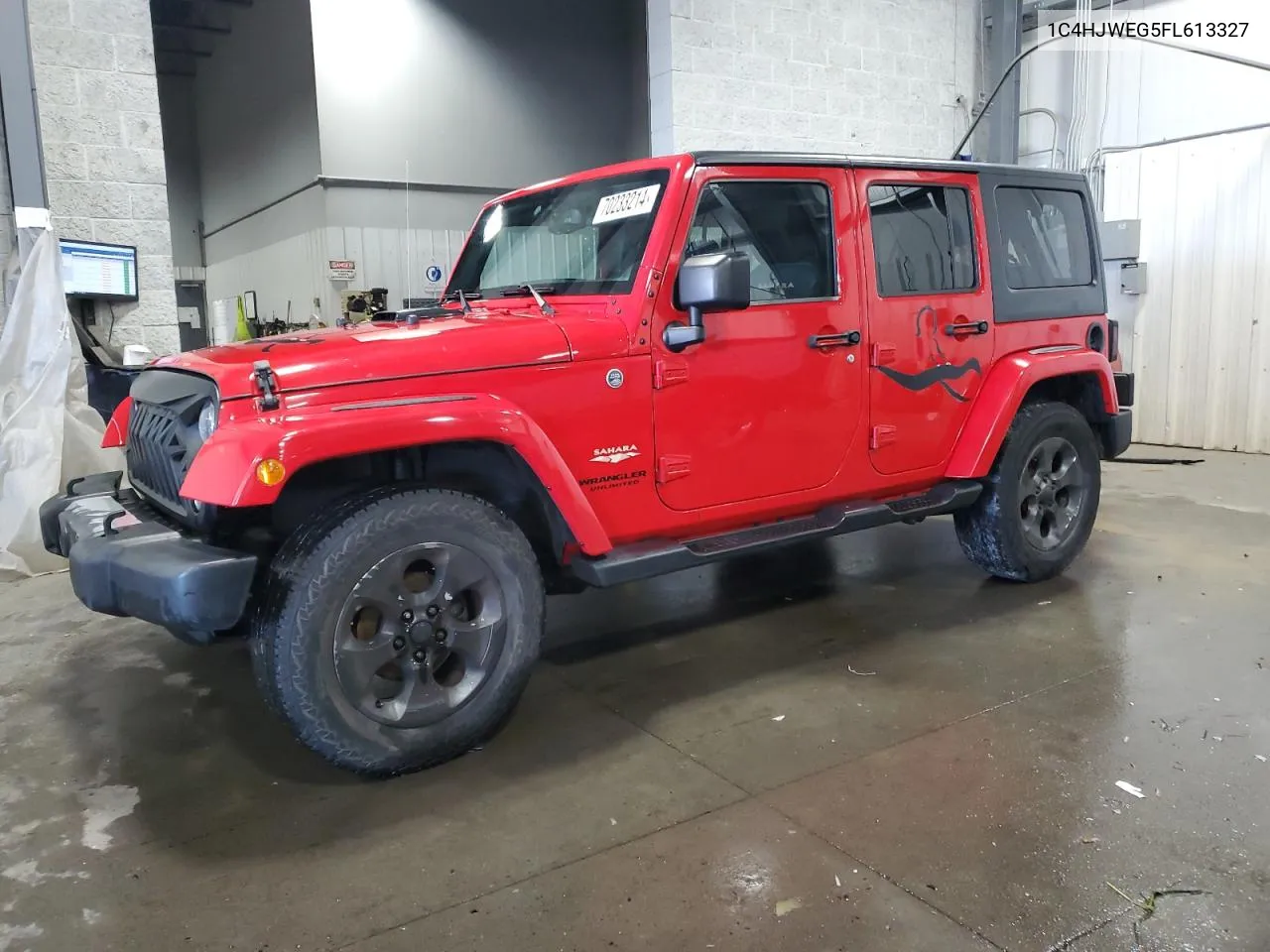 2015 Jeep Wrangler Unlimited Sahara VIN: 1C4HJWEG5FL613327 Lot: 70233214