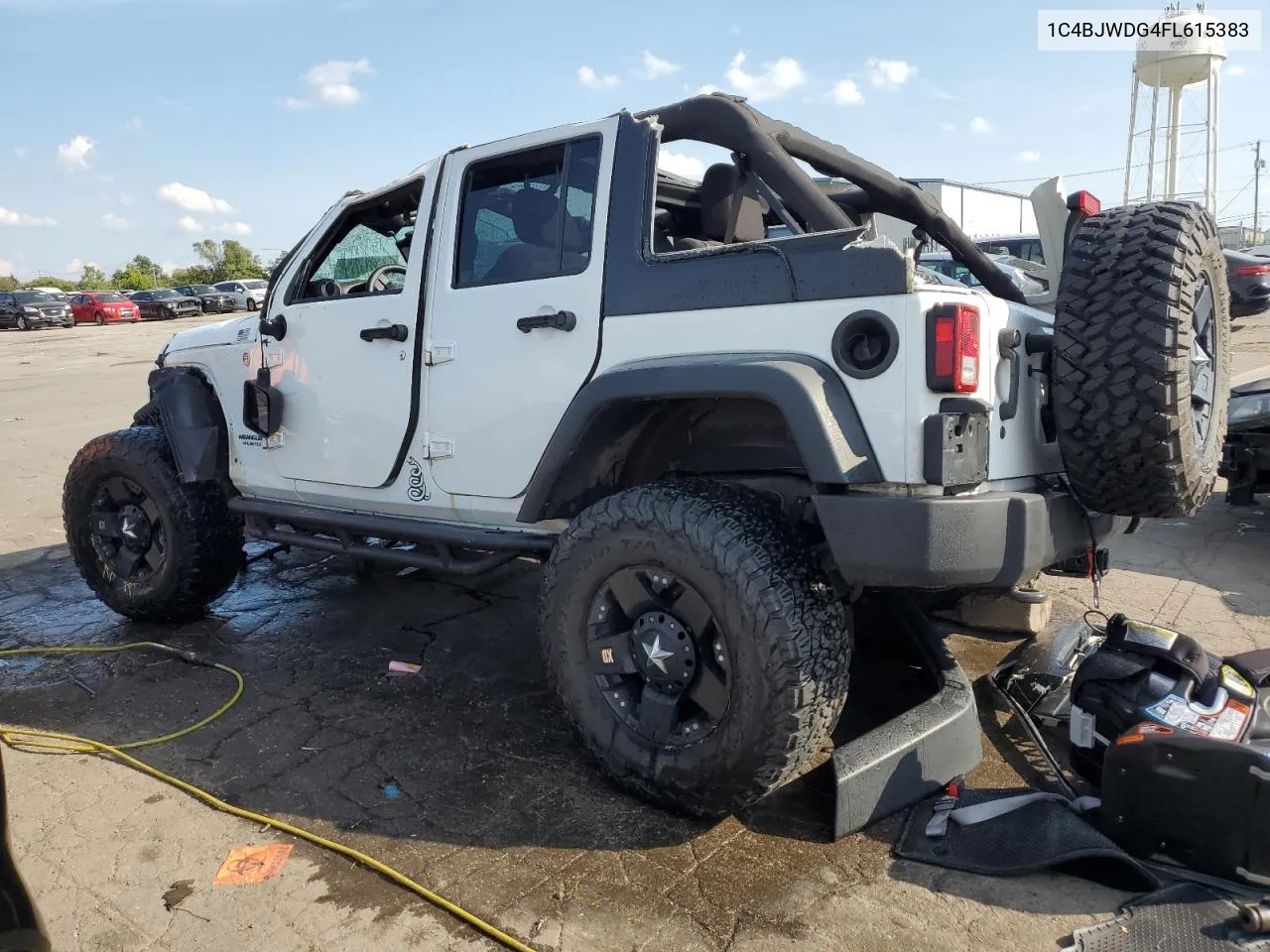 2015 Jeep Wrangler Unlimited Sport VIN: 1C4BJWDG4FL615383 Lot: 70328084