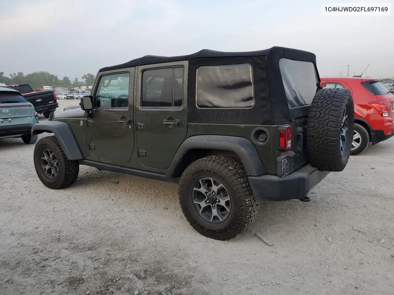 2015 Jeep Wrangler Unlimited Sport VIN: 1C4HJWDG2FL697169 Lot: 70337404