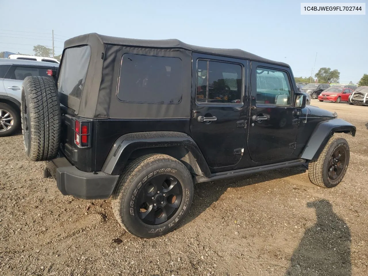 1C4BJWEG9FL702744 2015 Jeep Wrangler Unlimited Sahara