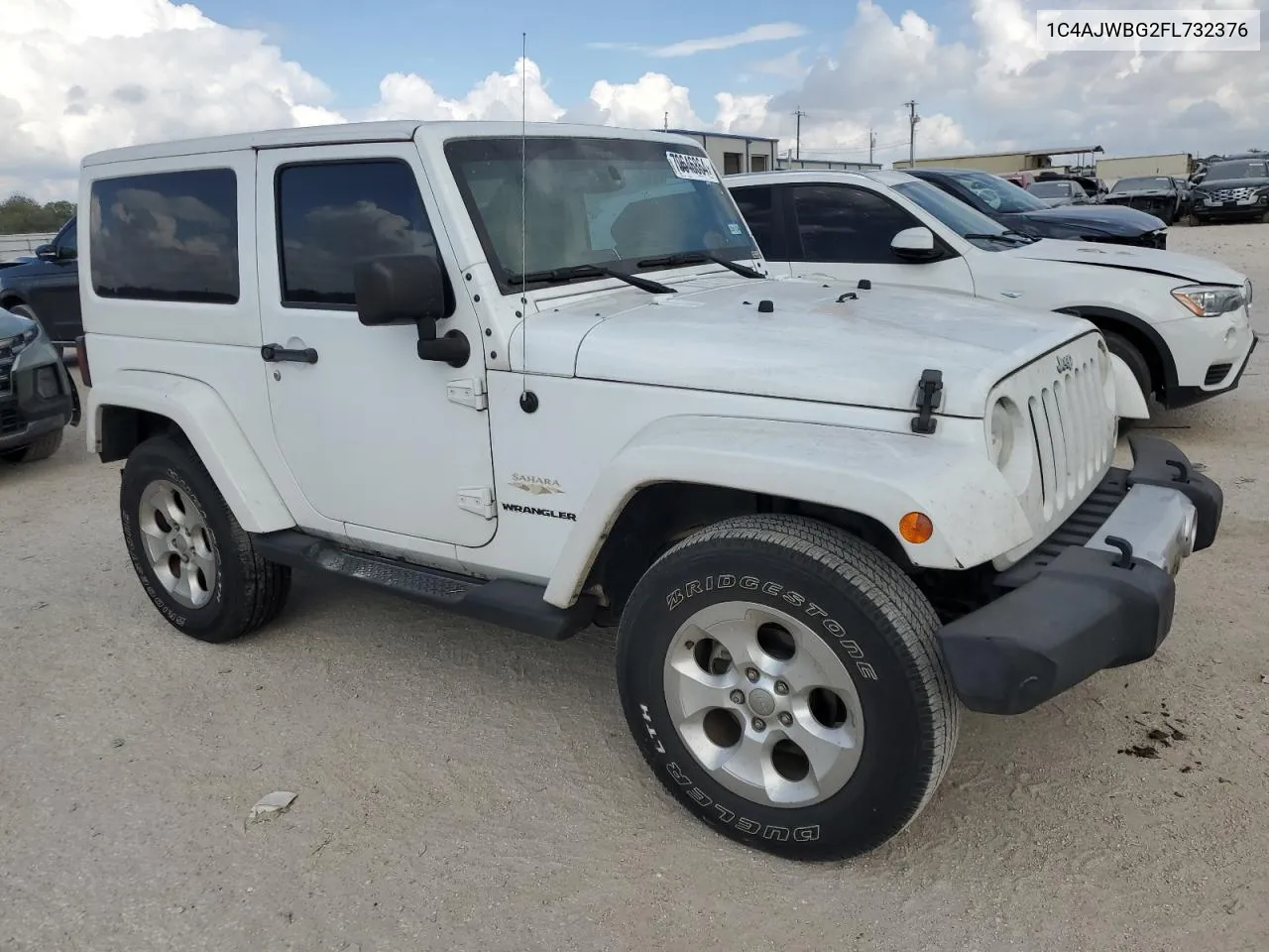 2015 Jeep Wrangler Sahara VIN: 1C4AJWBG2FL732376 Lot: 70646864