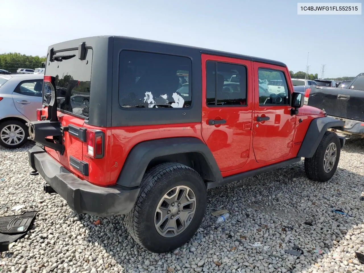 2015 Jeep Wrangler Unlimited Rubicon VIN: 1C4BJWFG1FL552515 Lot: 70657004