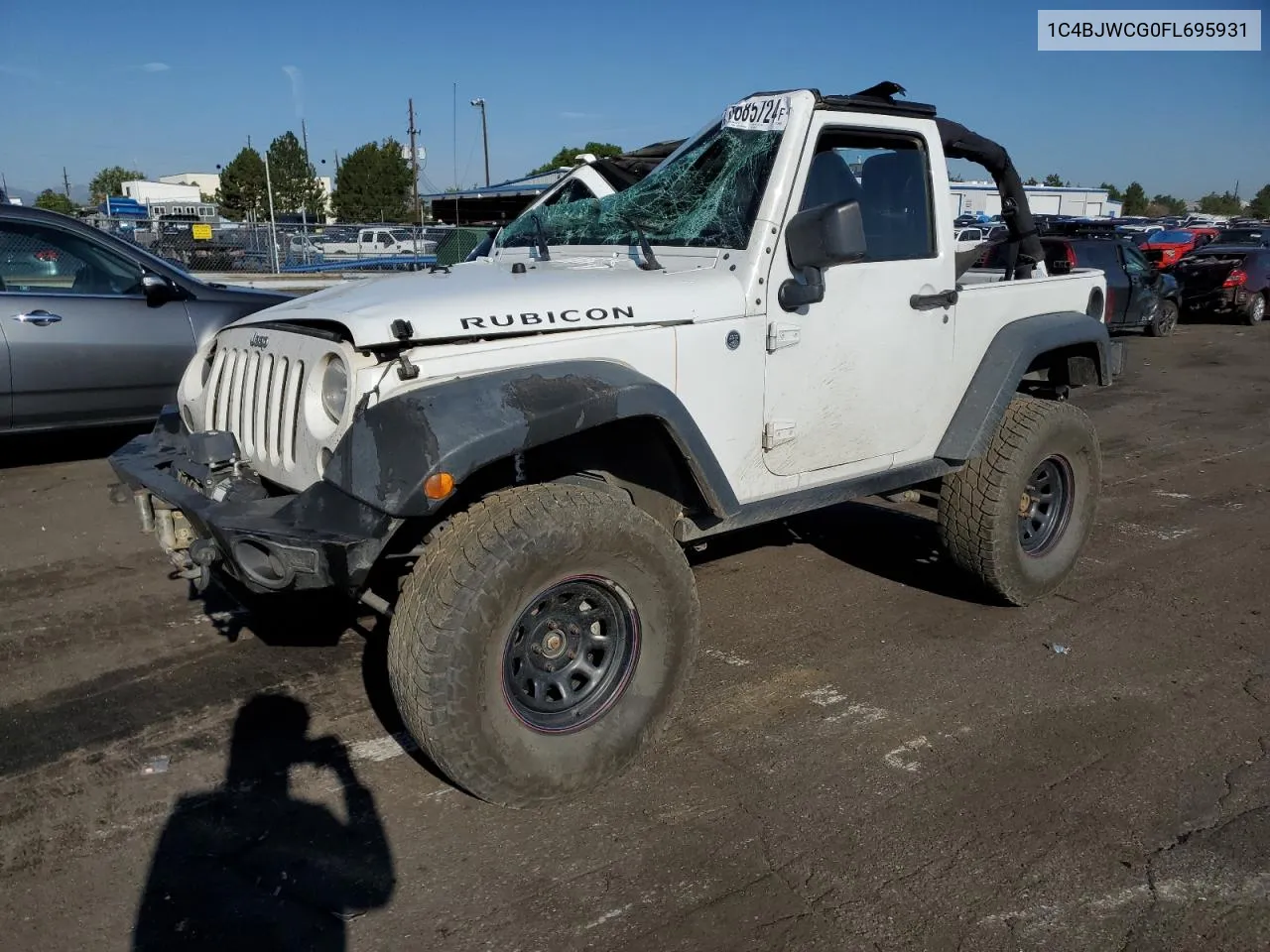 2015 Jeep Wrangler Rubicon VIN: 1C4BJWCG0FL695931 Lot: 70685724