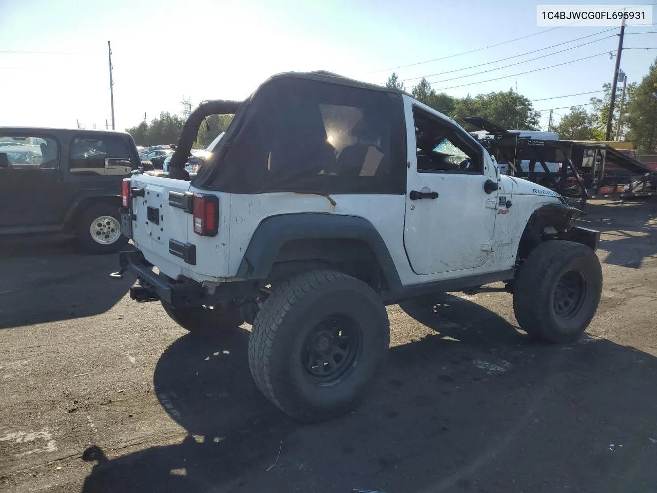 2015 Jeep Wrangler Rubicon VIN: 1C4BJWCG0FL695931 Lot: 70685724