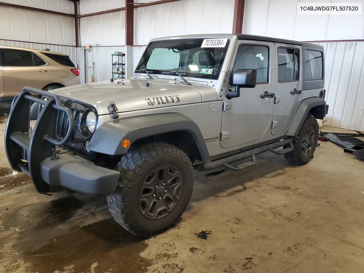 2015 Jeep Wrangler Unlimited Sport VIN: 1C4BJWDG7FL507520 Lot: 70765384