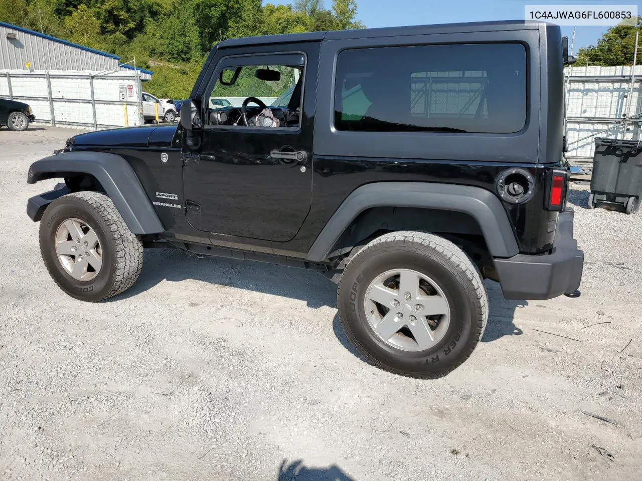 2015 Jeep Wrangler Sport VIN: 1C4AJWAG6FL600853 Lot: 70829254