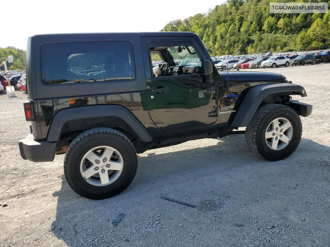 2015 Jeep Wrangler Sport VIN: 1C4AJWAG6FL600853 Lot: 70829254