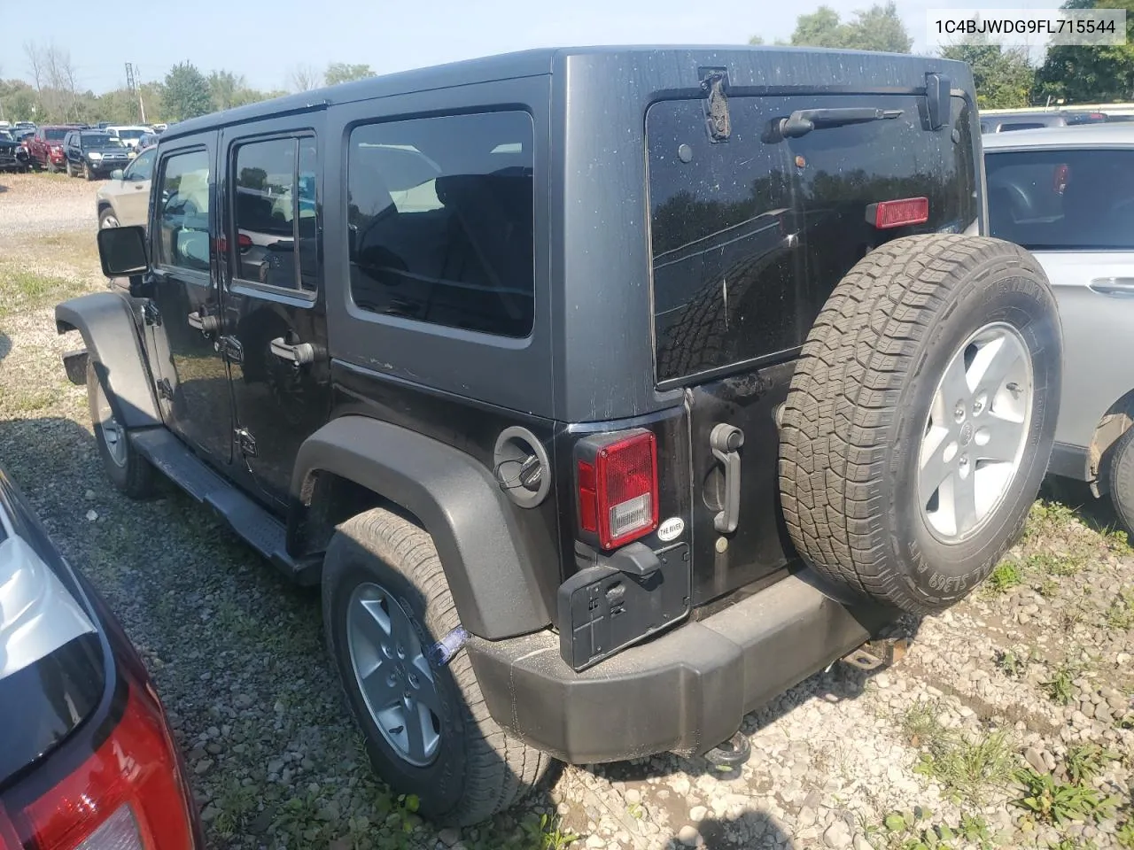 1C4BJWDG9FL715544 2015 Jeep Wrangler Unlimited Sport