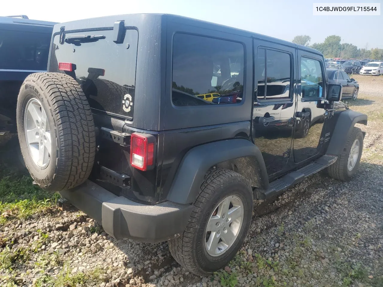 2015 Jeep Wrangler Unlimited Sport VIN: 1C4BJWDG9FL715544 Lot: 70926924