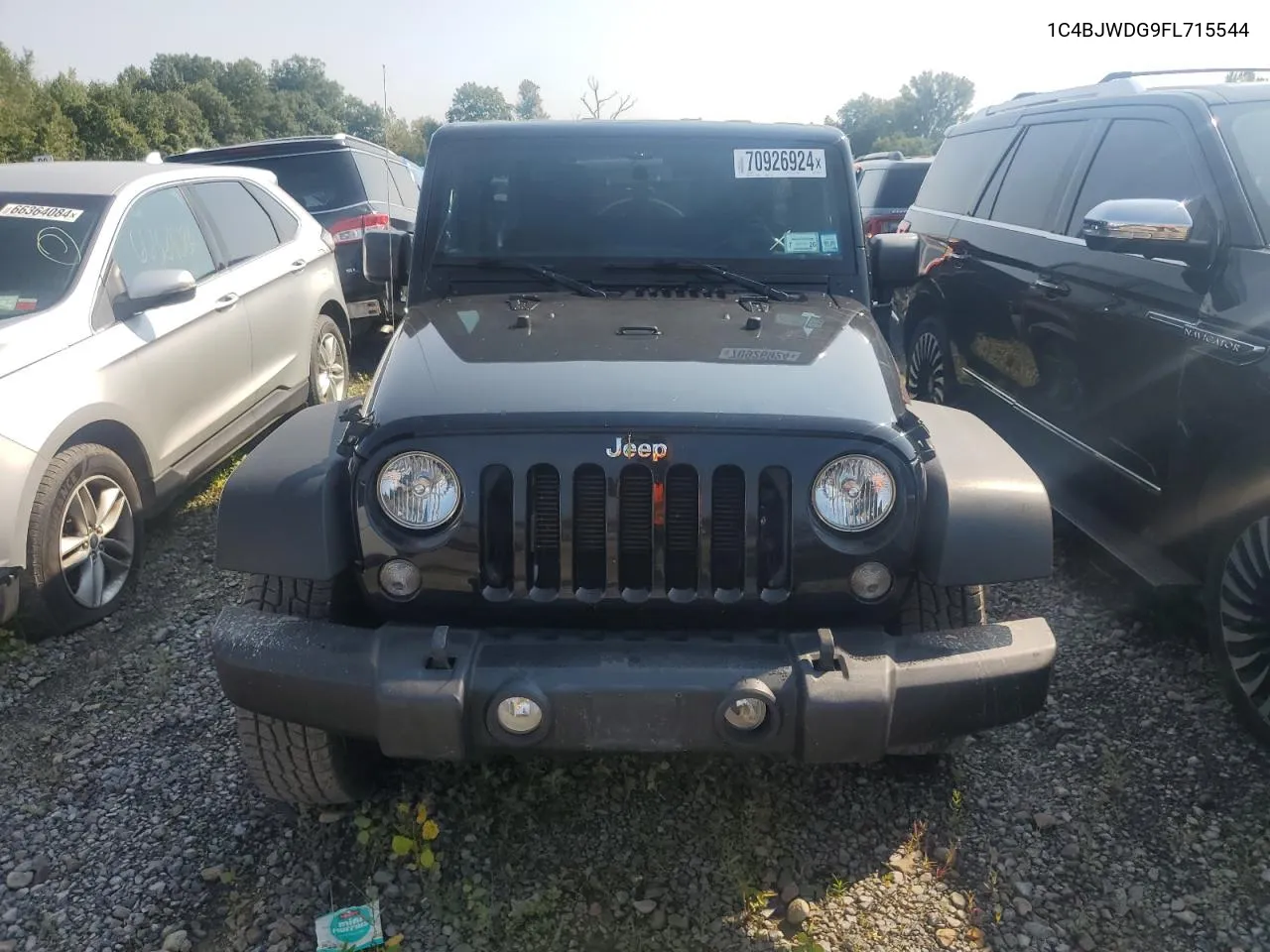 1C4BJWDG9FL715544 2015 Jeep Wrangler Unlimited Sport