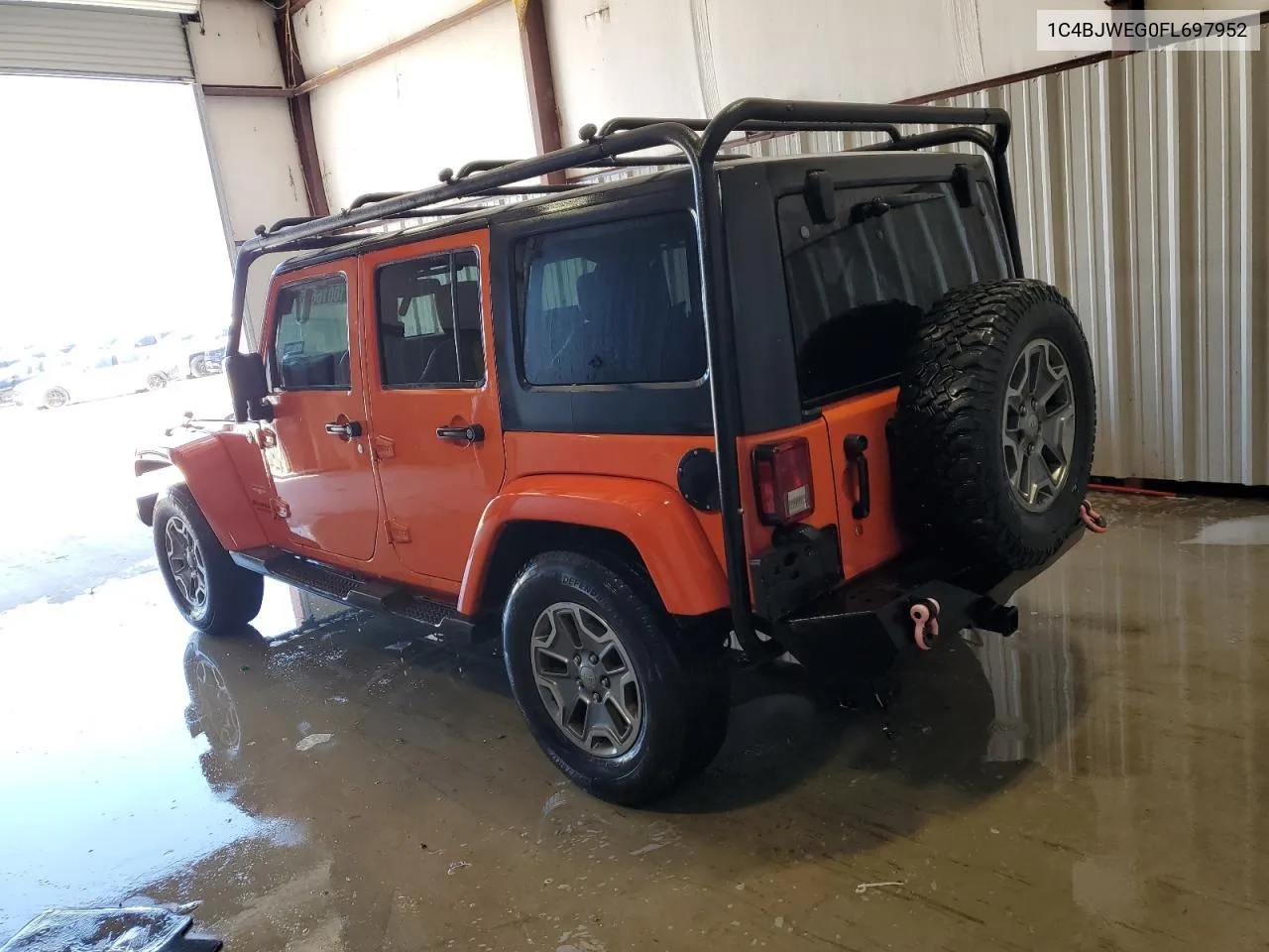 1C4BJWEG0FL697952 2015 Jeep Wrangler Unlimited Sahara