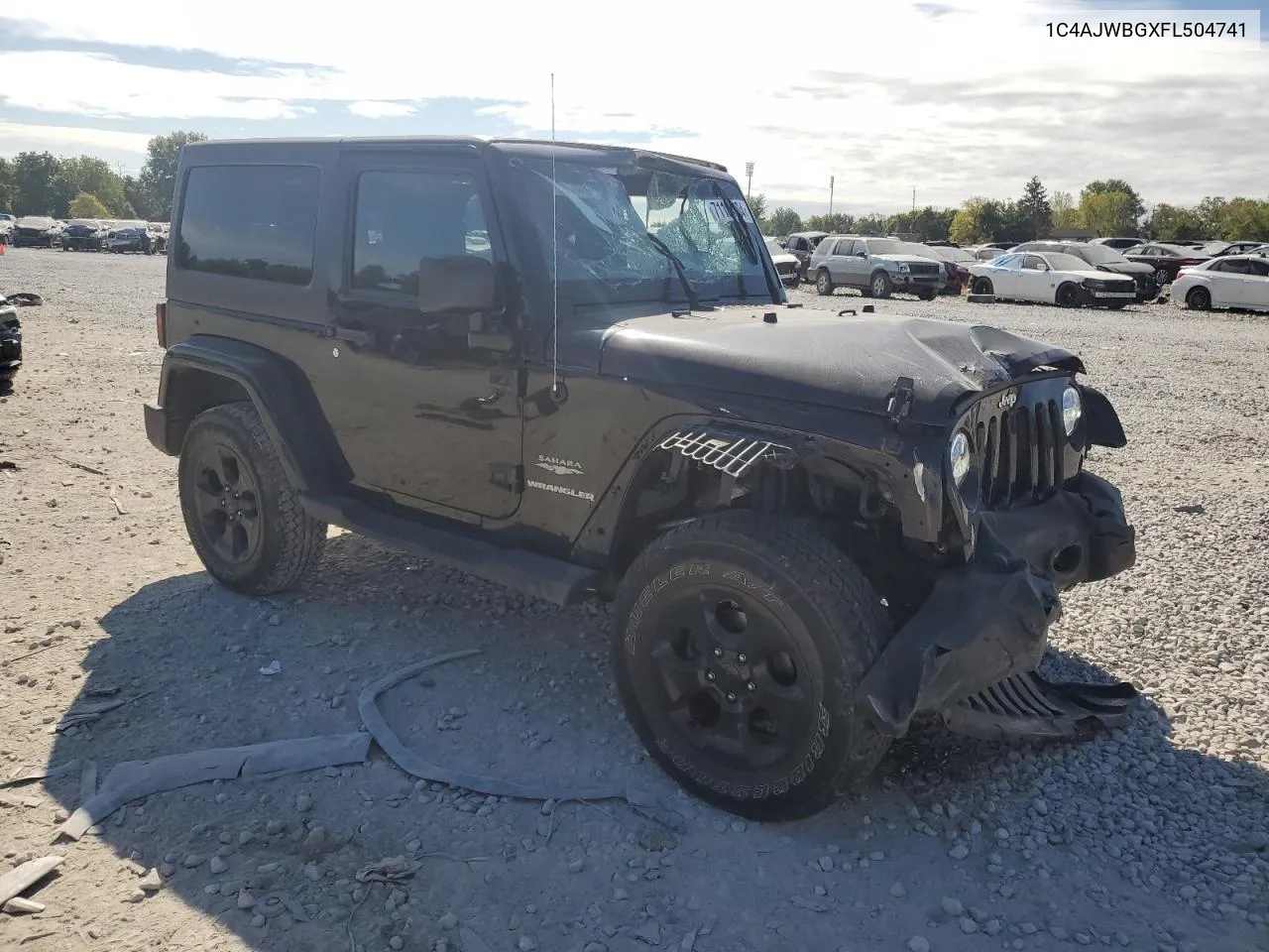 1C4AJWBGXFL504741 2015 Jeep Wrangler Sahara