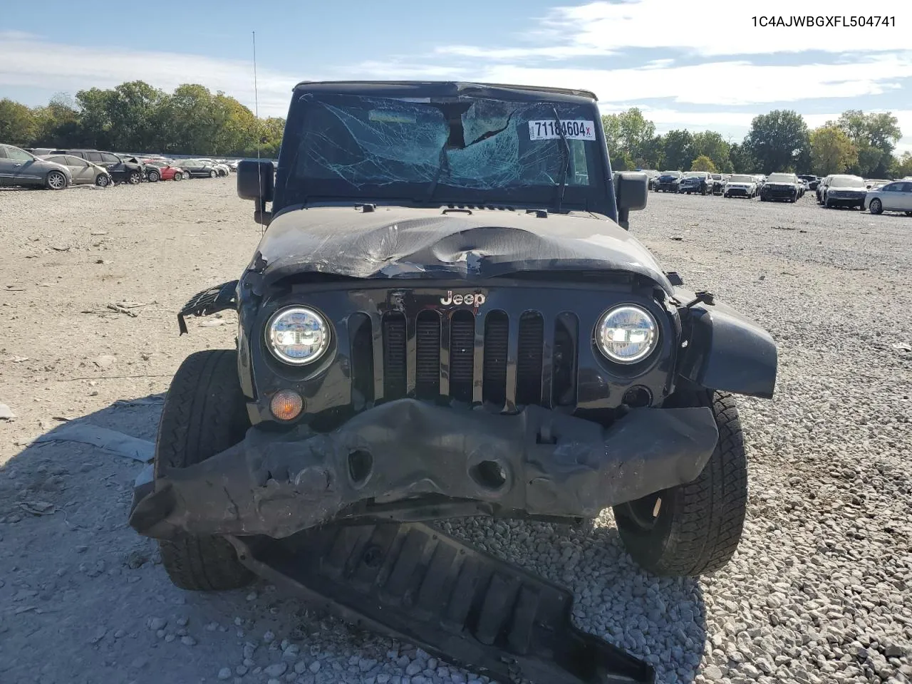 1C4AJWBGXFL504741 2015 Jeep Wrangler Sahara