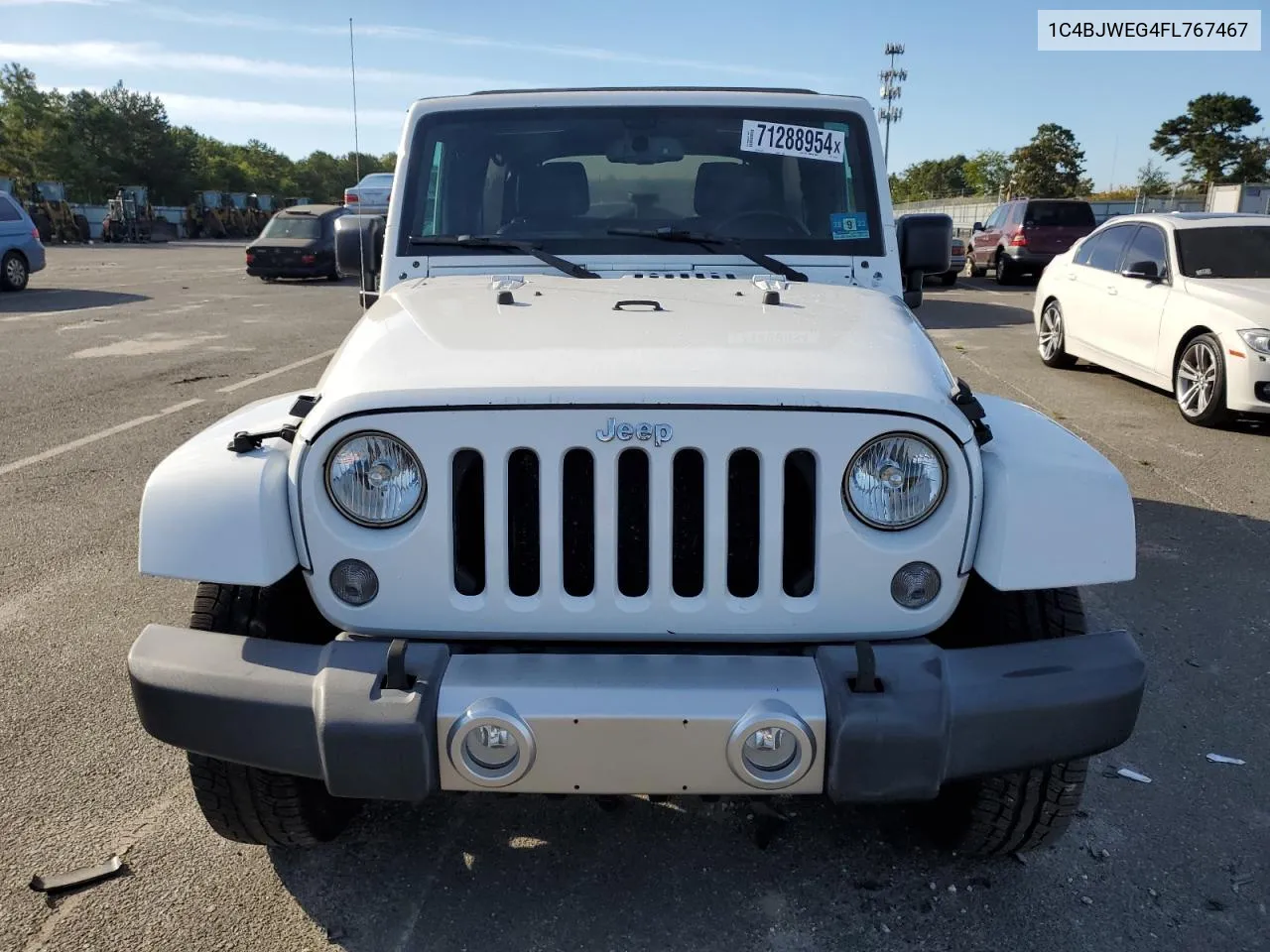 2015 Jeep Wrangler Unlimited Sahara VIN: 1C4BJWEG4FL767467 Lot: 71288954