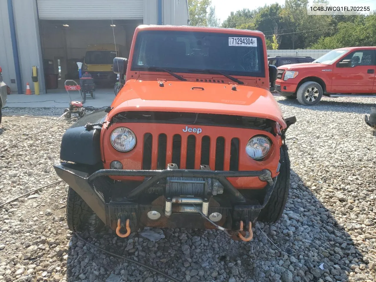 2015 Jeep Wrangler Rubicon VIN: 1C4BJWCG1FL702255 Lot: 71294304