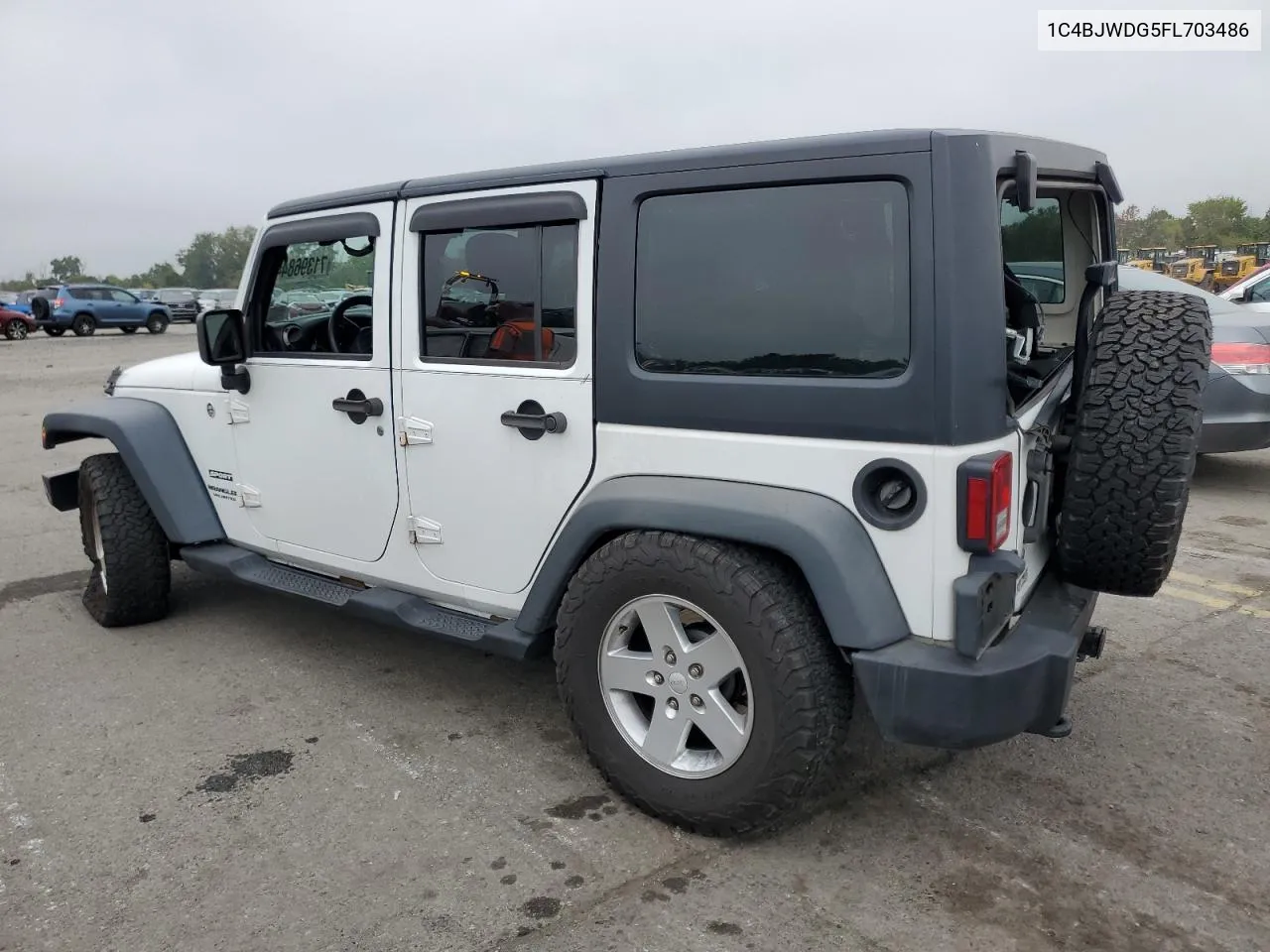 2015 Jeep Wrangler Unlimited Sport VIN: 1C4BJWDG5FL703486 Lot: 71396844