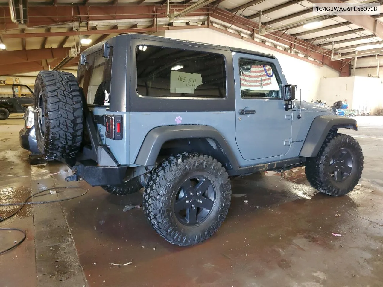 2015 Jeep Wrangler Sport VIN: 1C4GJWAG6FL550708 Lot: 71474264