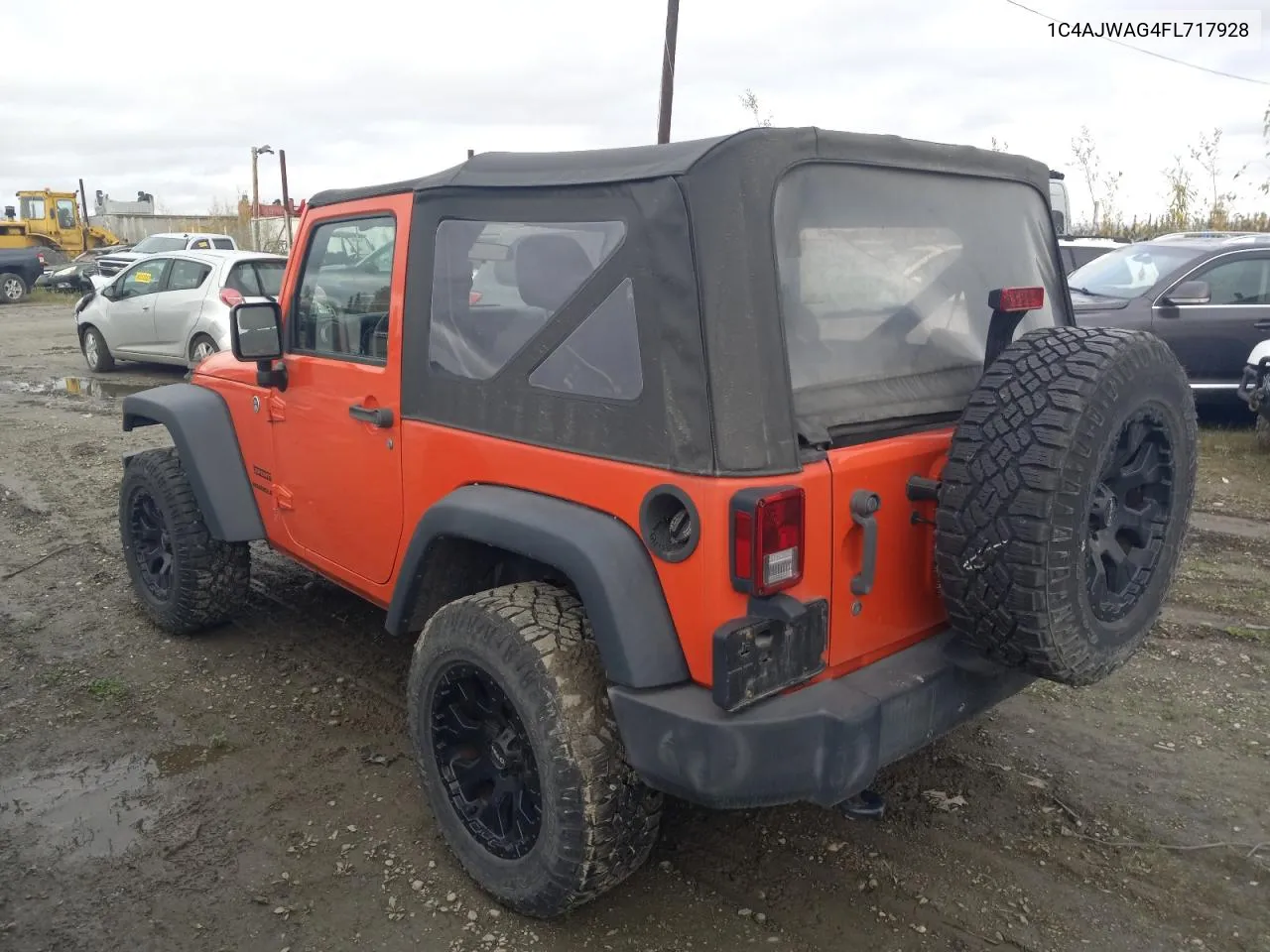 2015 Jeep Wrangler Sport VIN: 1C4AJWAG4FL717928 Lot: 71661944