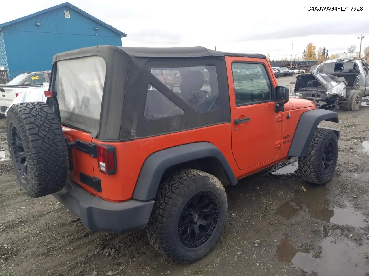 1C4AJWAG4FL717928 2015 Jeep Wrangler Sport